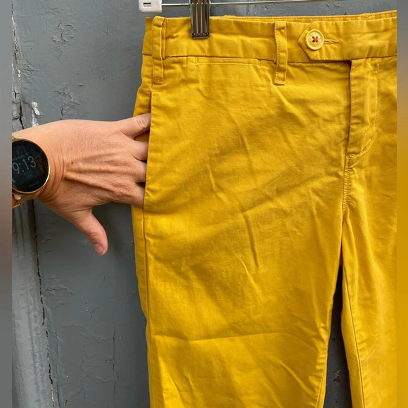 G1 Basic Goods Iconic Chino Paper Twill Mustard cotton pants, size 2 - Picture 7 of 13